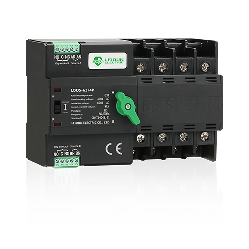 DIN Rail Dual Power Automatic Transfer Switch